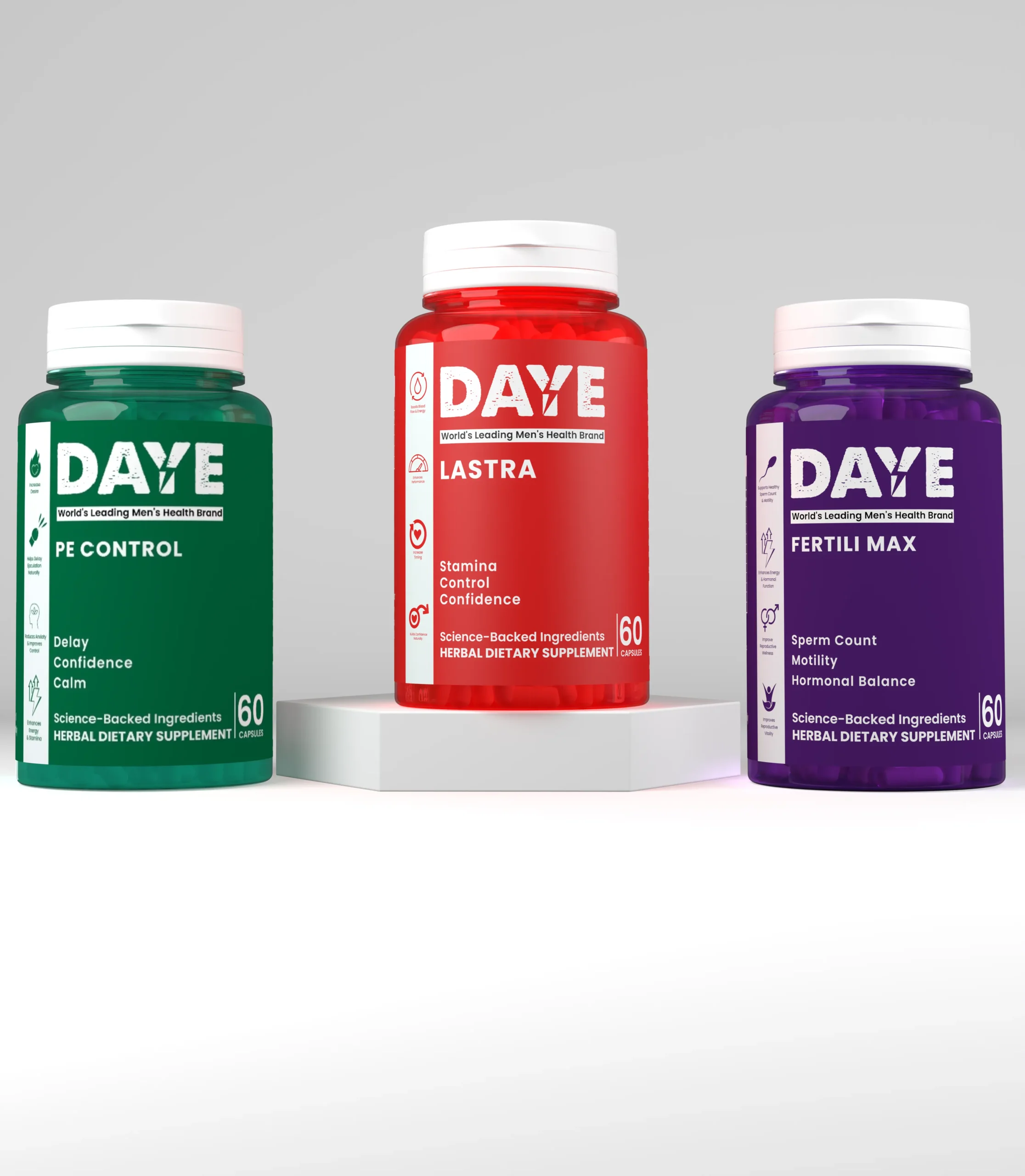 Supplements for sexual health performance and male vitality